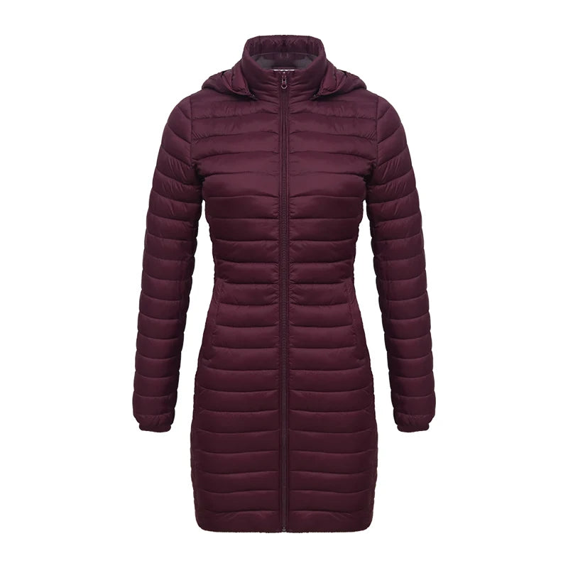 SANTELON Ultralight Winter Parka – Detachable Hood & Warm Padded Coat