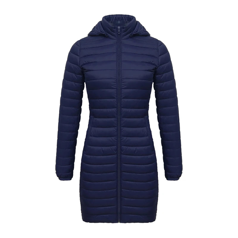 SANTELON Ultralight Winter Parka – Detachable Hood & Warm Padded Coat