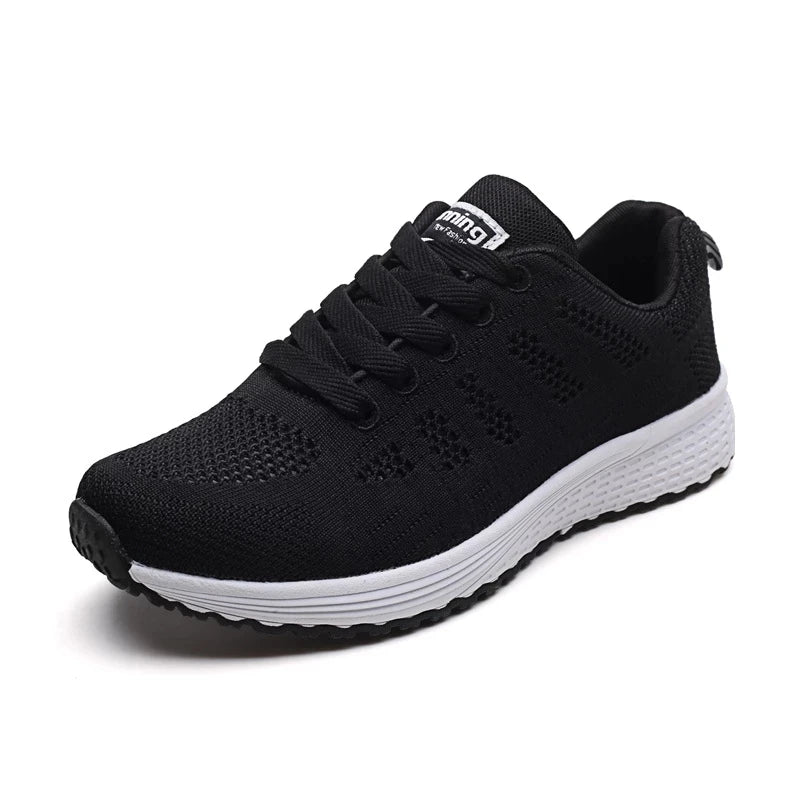 Women Casual Shoes Fashion Breathable Walking Mesh Flat Shoes Sneakers Women 2026 Gym Vulcanized Shoes White Female Footwear