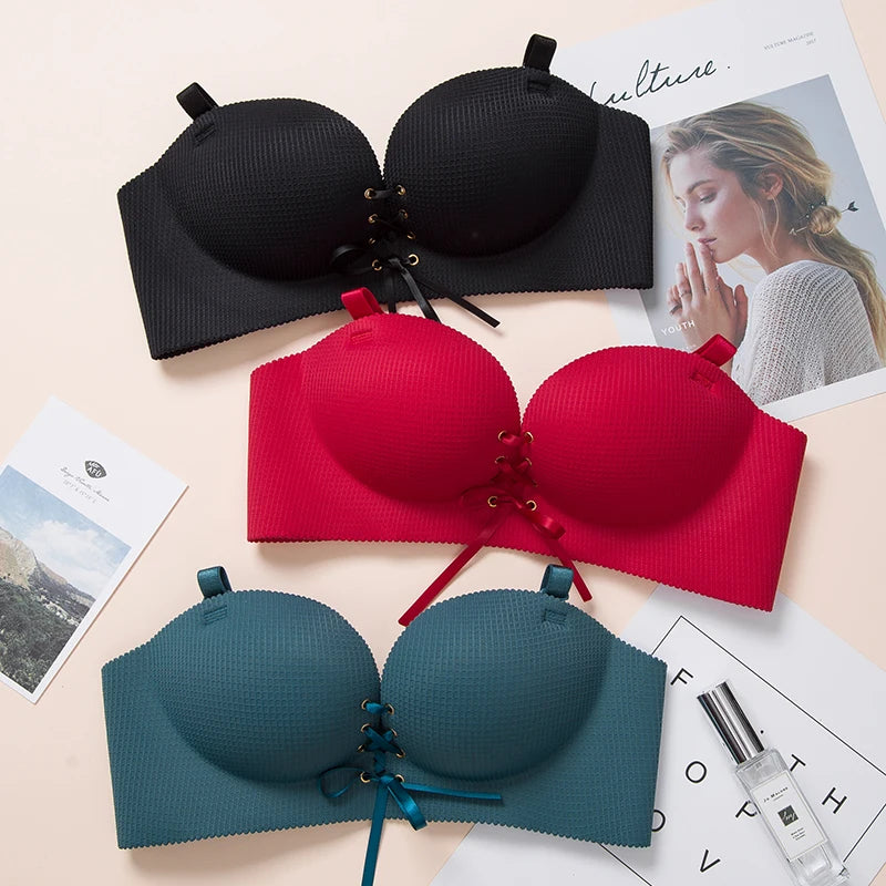 TFSCLOIN LuxeLift Seamless Push-Up Massage Bra