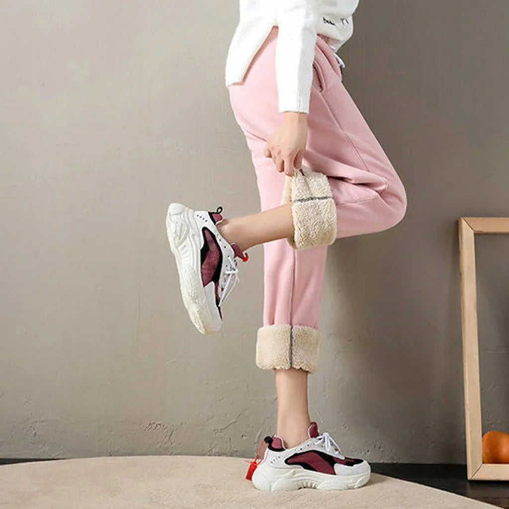 MEHEOL Mid-Waist Thick Winter Leggings