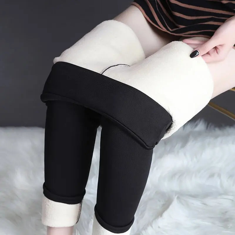 COZOK High-Rise Thick Fleece-Lined Leggings
