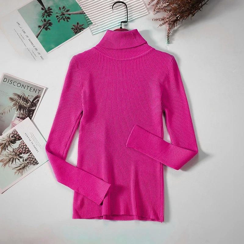 AOSSVIAO Slim Fit Turtleneck Autumn/Winter Sweater