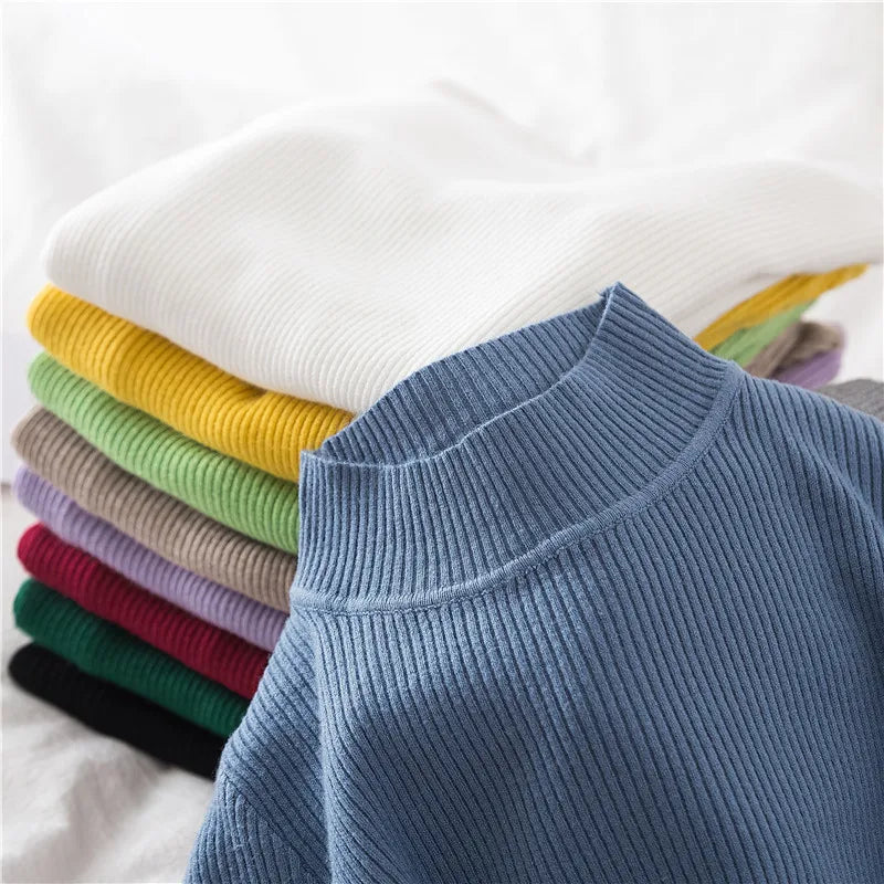 AOSSVIAO Slim Fit Turtleneck Autumn/Winter Sweater