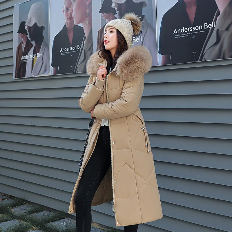 Aurora Luxe Long Winter Parka for Women