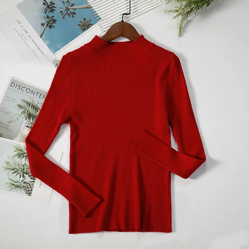 AOSSVIAO Slim Fit Turtleneck Autumn/Winter Sweater