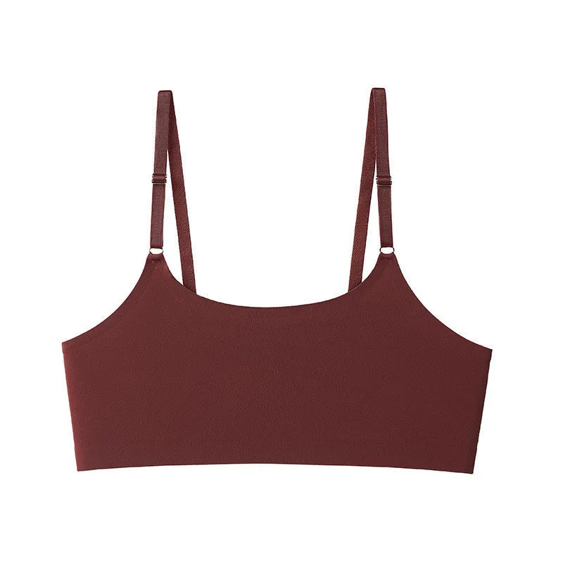Women's Ice Silk Non-marking Bra Breathable Comfortable Non-steel Ring Sports Yoga Underwear