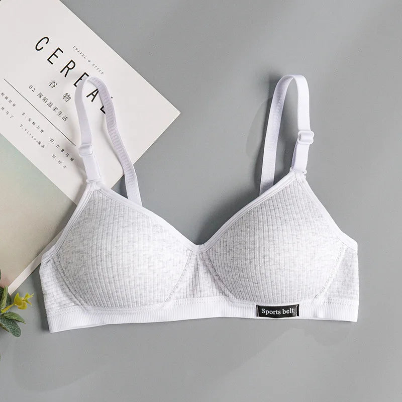 Women Underwear Cotton Bra Seamleass Gathered Push Up Bra Comfortable Soft Bralette Sexy Fashion Ladies Intimate Lingerie