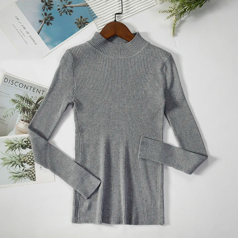 AOSSVIAO Slim Fit Turtleneck Autumn/Winter Sweater