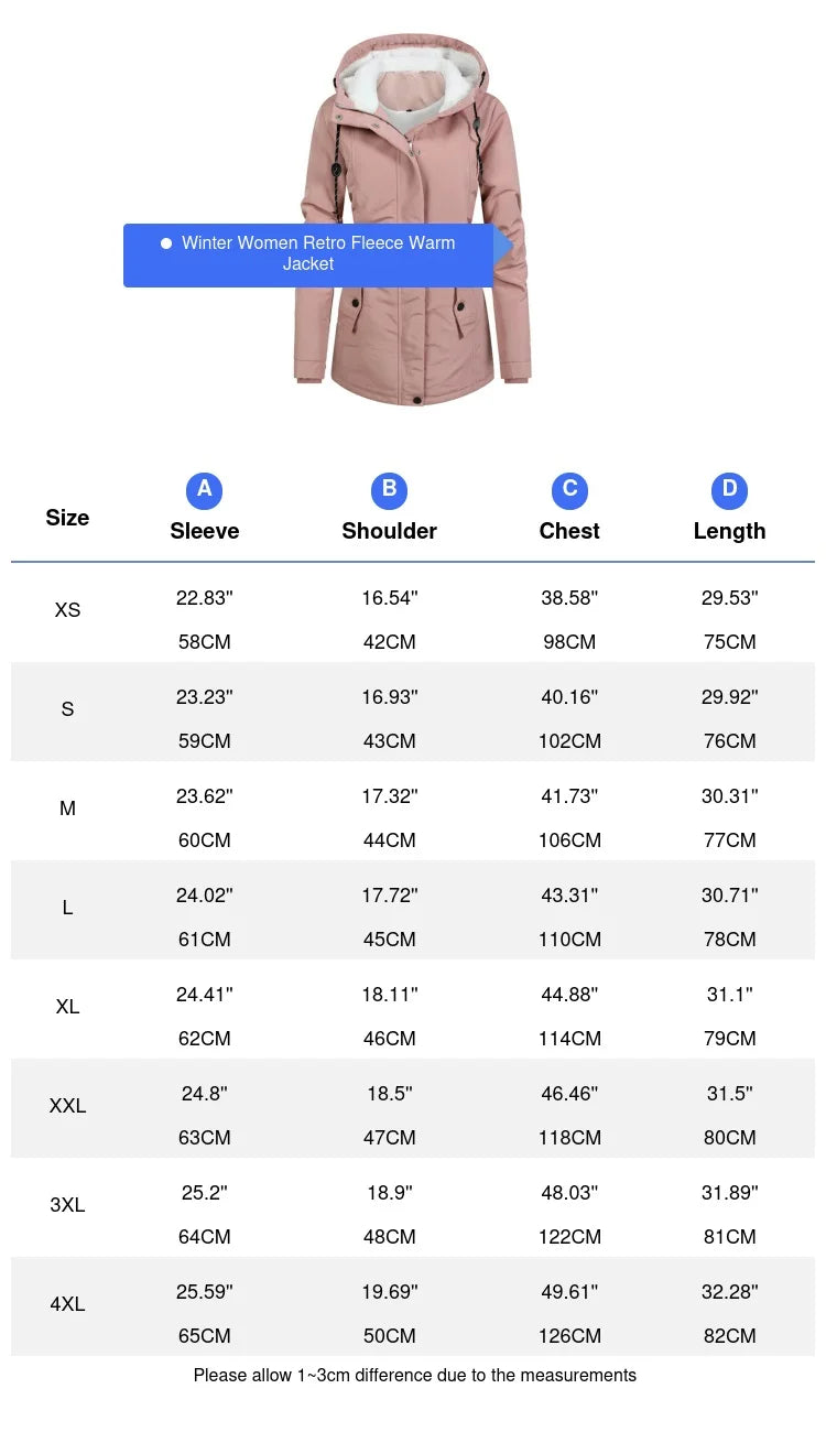 ArcticTrail Long Hooded Fleece-Lined Winter Parka for Women