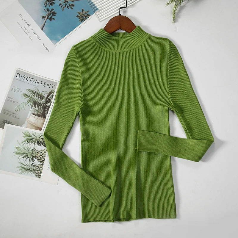 AOSSVIAO Slim Fit Turtleneck Autumn/Winter Sweater