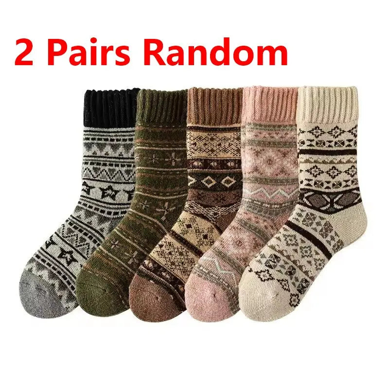 Retro Ethnic Wool Socks
