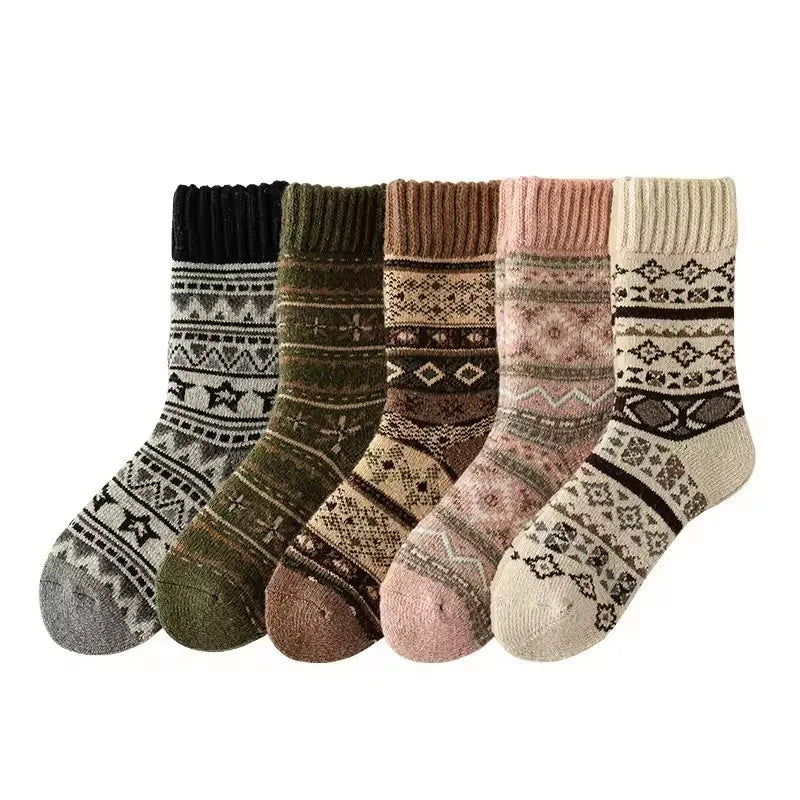 Retro Ethnic Wool Socks