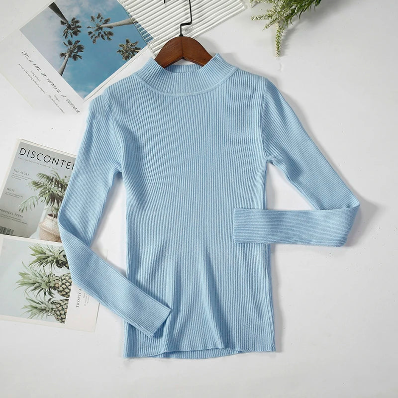 AOSSVIAO Slim Fit Turtleneck Autumn/Winter Sweater