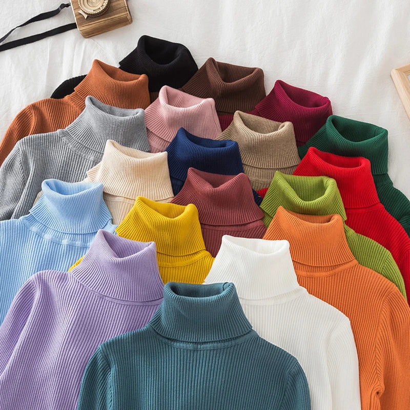 AOSSVIAO Slim Fit Turtleneck Autumn/Winter Sweater