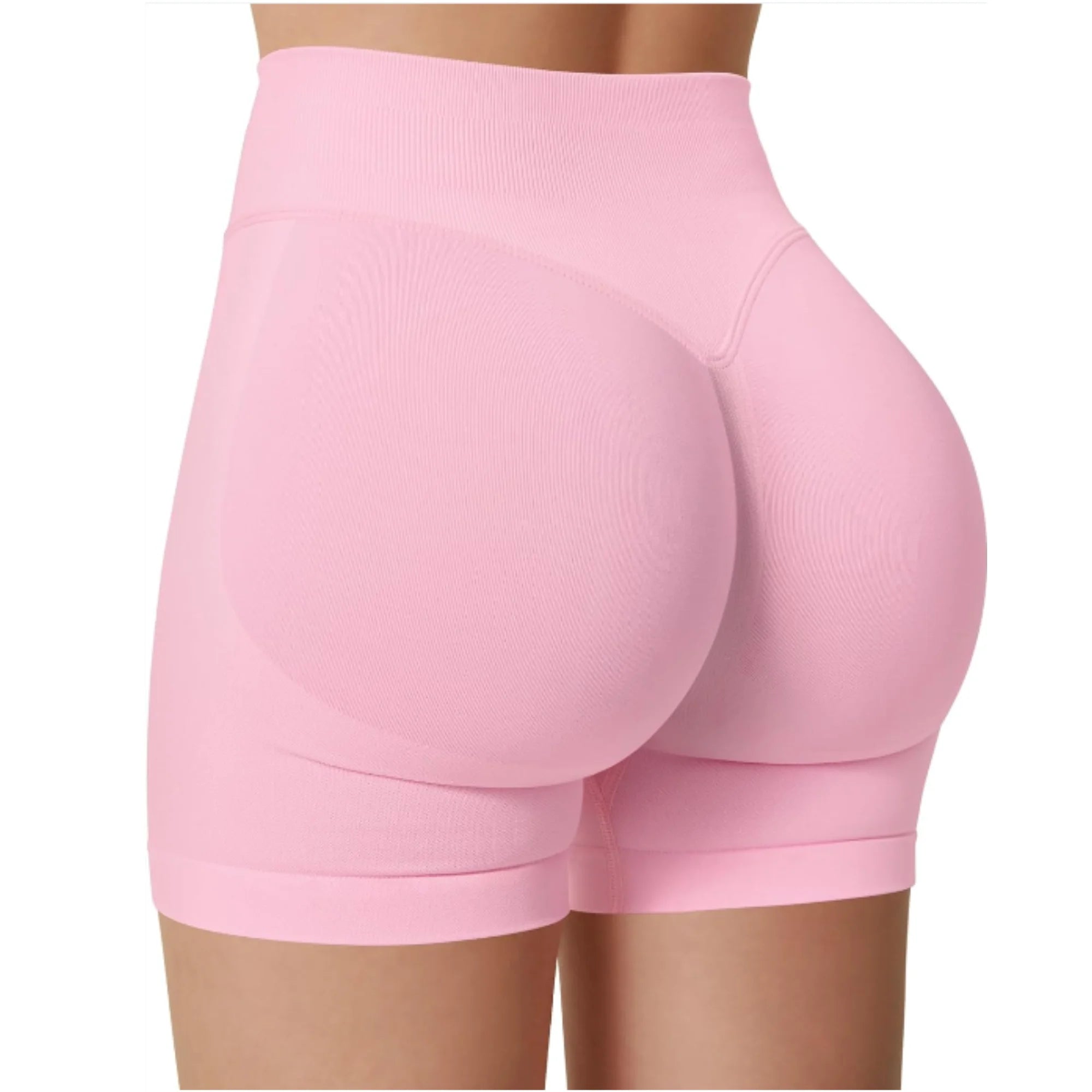 MEHEOL High-Waisted Yoga Shorts for Women – Slim Fit Sporty Fitness & Running Shorts
