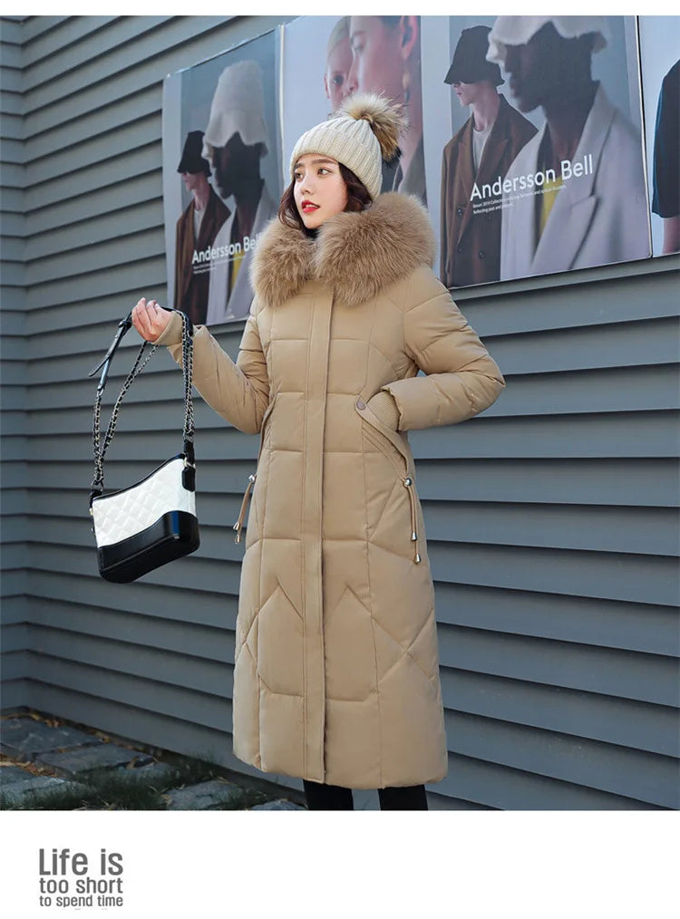Aurora Luxe Long Winter Parka for Women