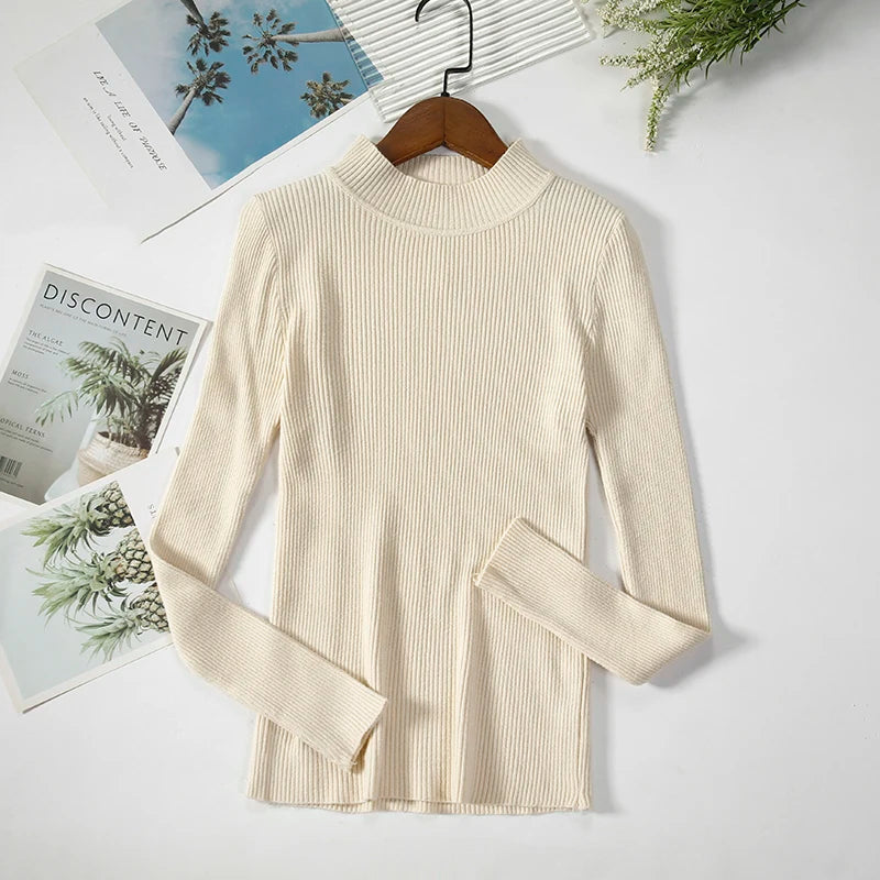 AOSSVIAO Slim Fit Turtleneck Autumn/Winter Sweater