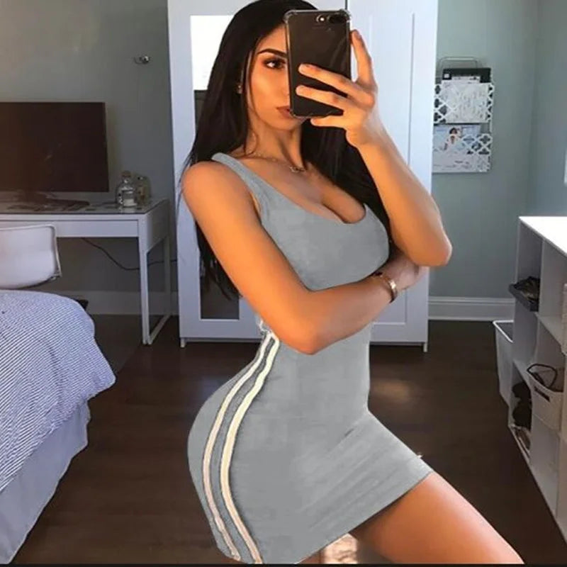 RibbonFish StretchFit Mini Bodycon Dress