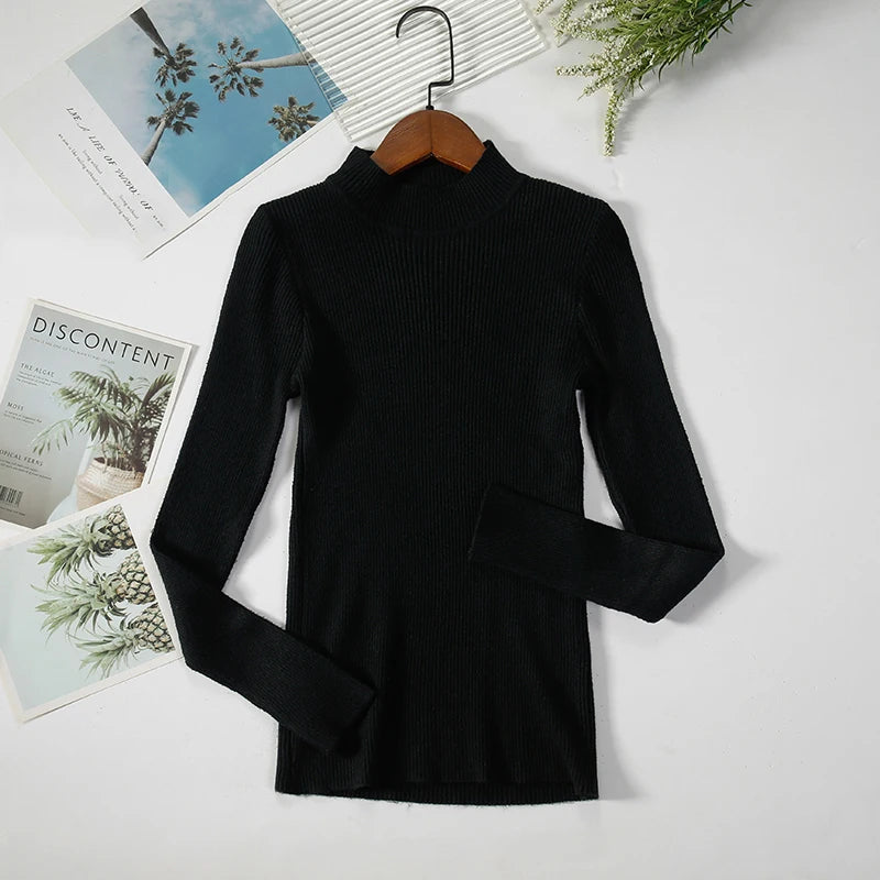 AOSSVIAO Slim Fit Turtleneck Autumn/Winter Sweater
