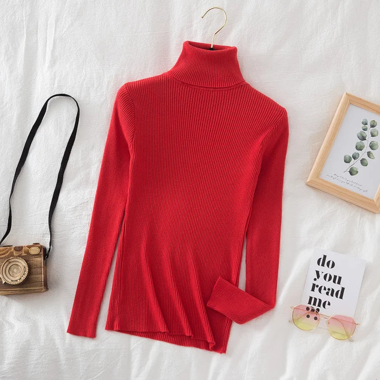 AOSSVIAO Slim Fit Turtleneck Autumn/Winter Sweater