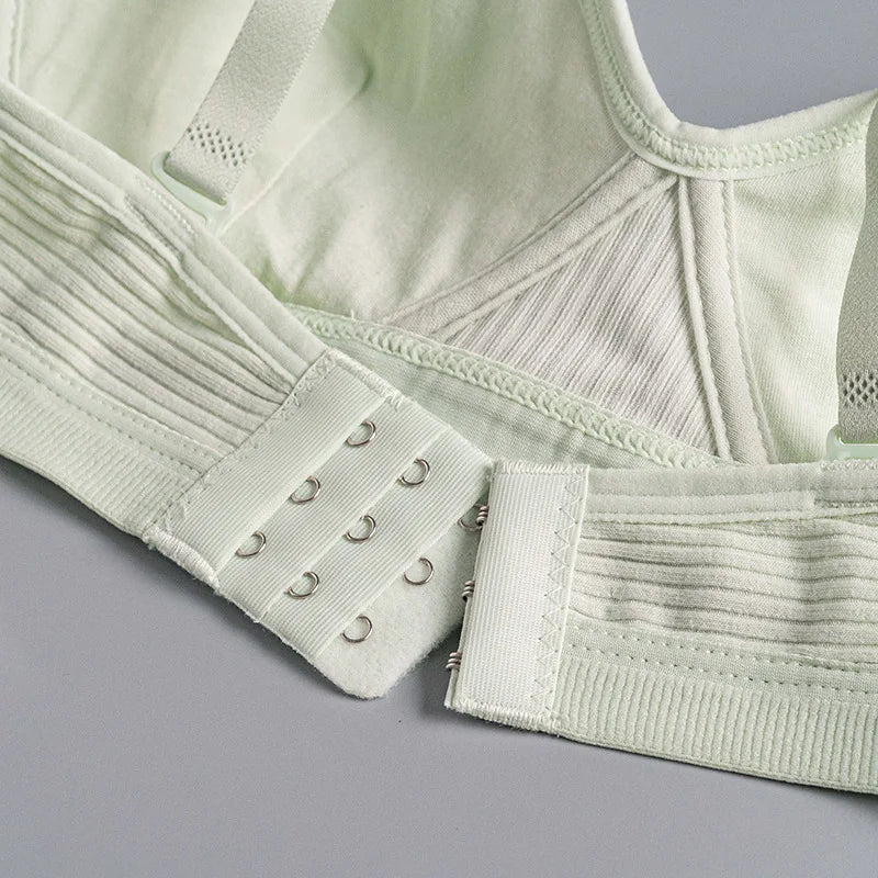 Women Underwear Cotton Bra Seamleass Gathered Push Up Bra Comfortable Soft Bralette Sexy Fashion Ladies Intimate Lingerie