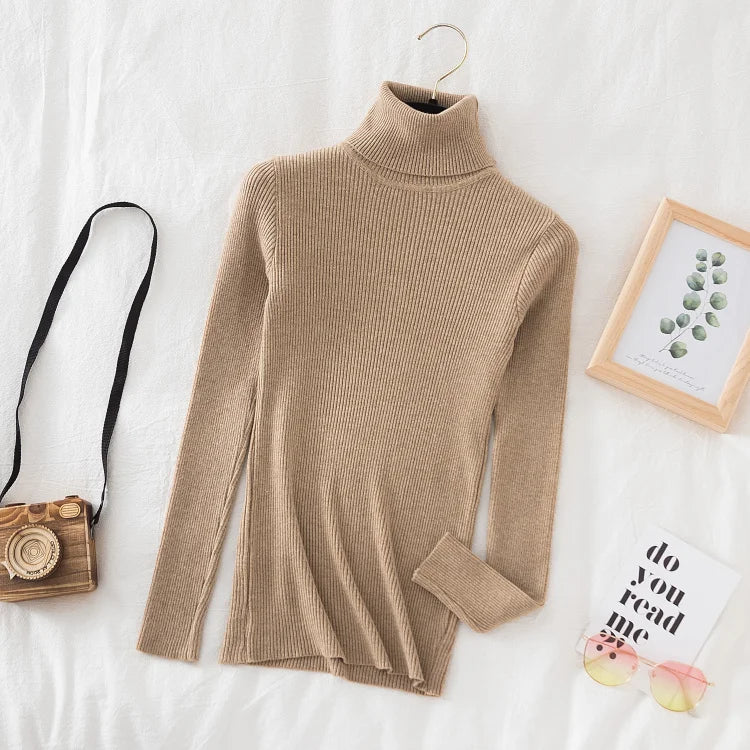 AOSSVIAO Slim Fit Turtleneck Autumn/Winter Sweater