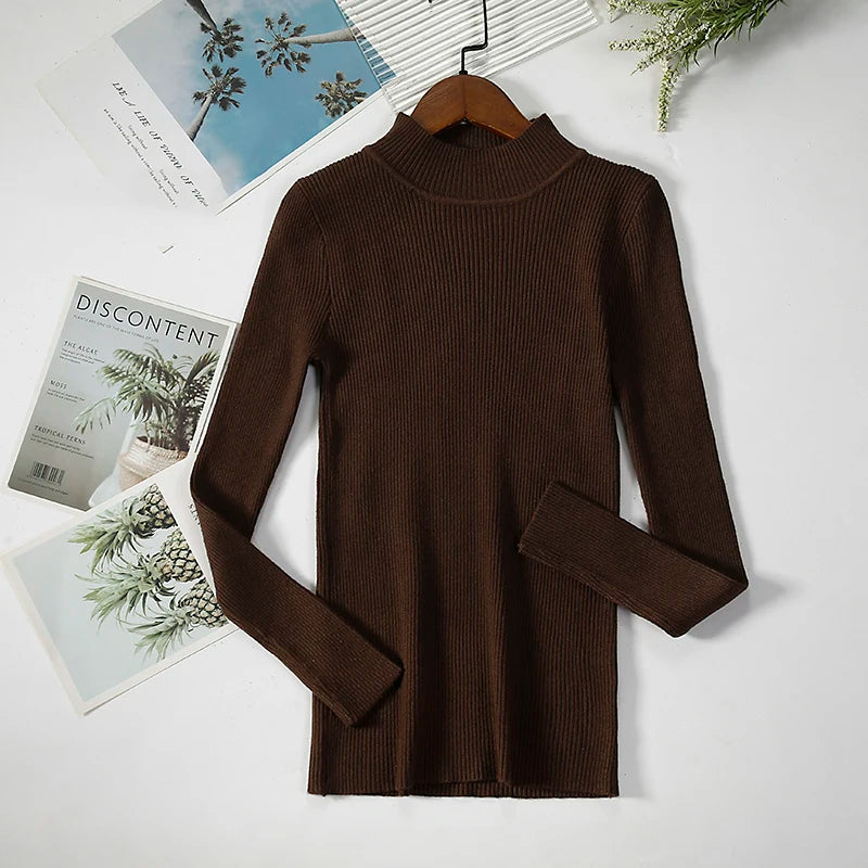 AOSSVIAO Slim Fit Turtleneck Autumn/Winter Sweater