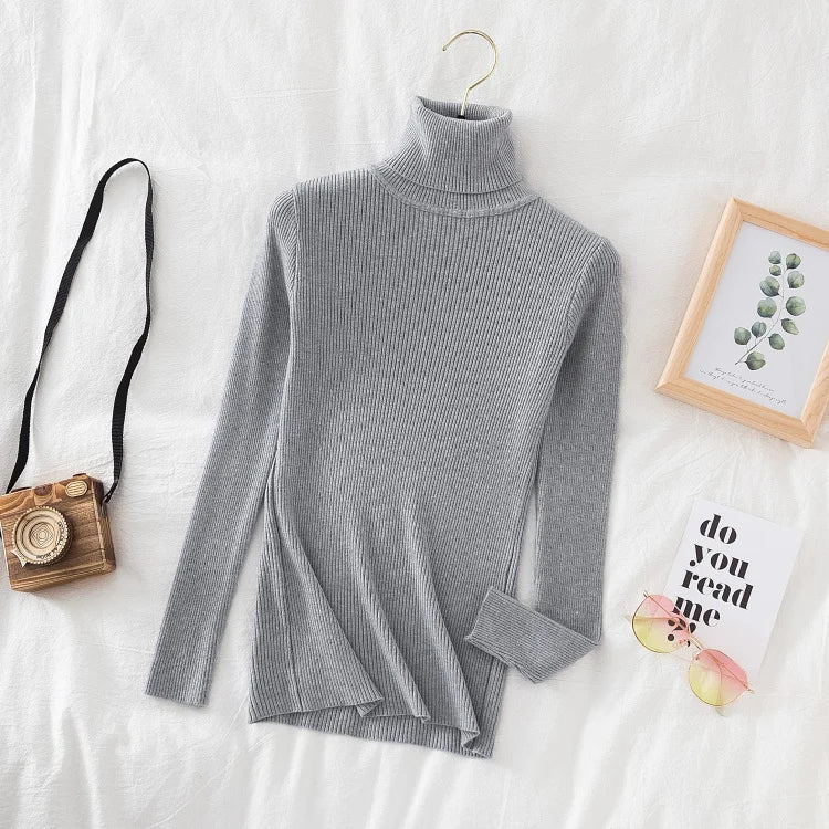 AOSSVIAO Slim Fit Turtleneck Autumn/Winter Sweater