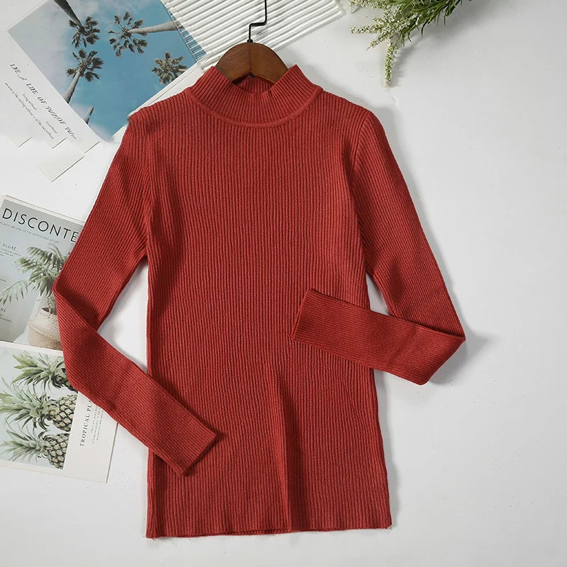 AOSSVIAO Slim Fit Turtleneck Autumn/Winter Sweater