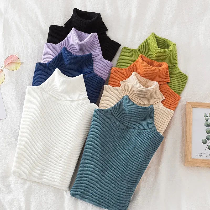 AOSSVIAO Slim Fit Turtleneck Autumn/Winter Sweater