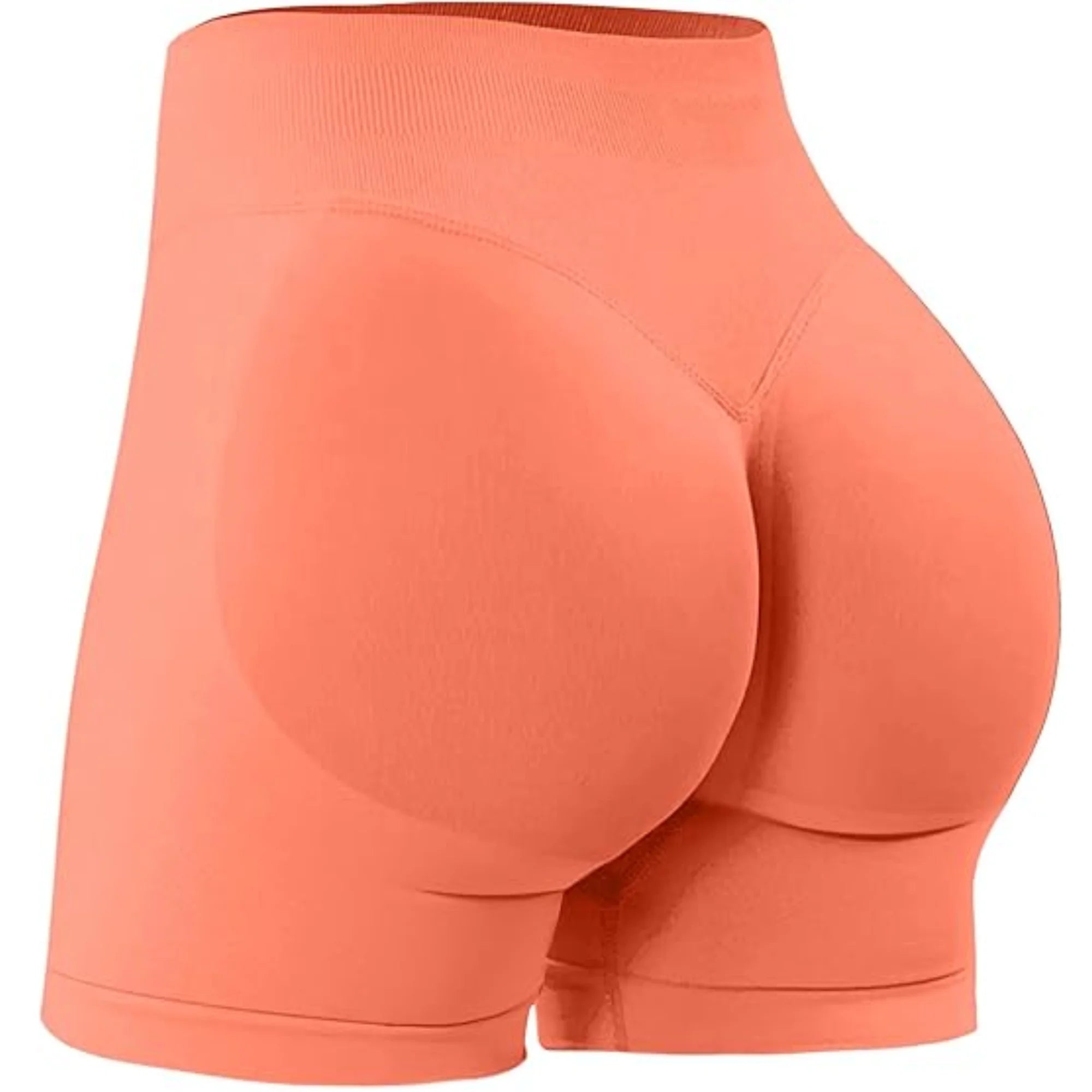 MEHEOL High-Waisted Yoga Shorts for Women – Slim Fit Sporty Fitness & Running Shorts
