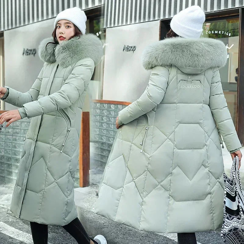 Aurora Luxe Long Winter Parka for Women