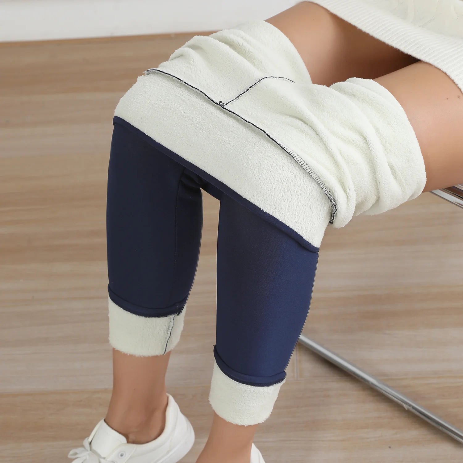 NoEnName Thicken High-Waist Winter Leggings