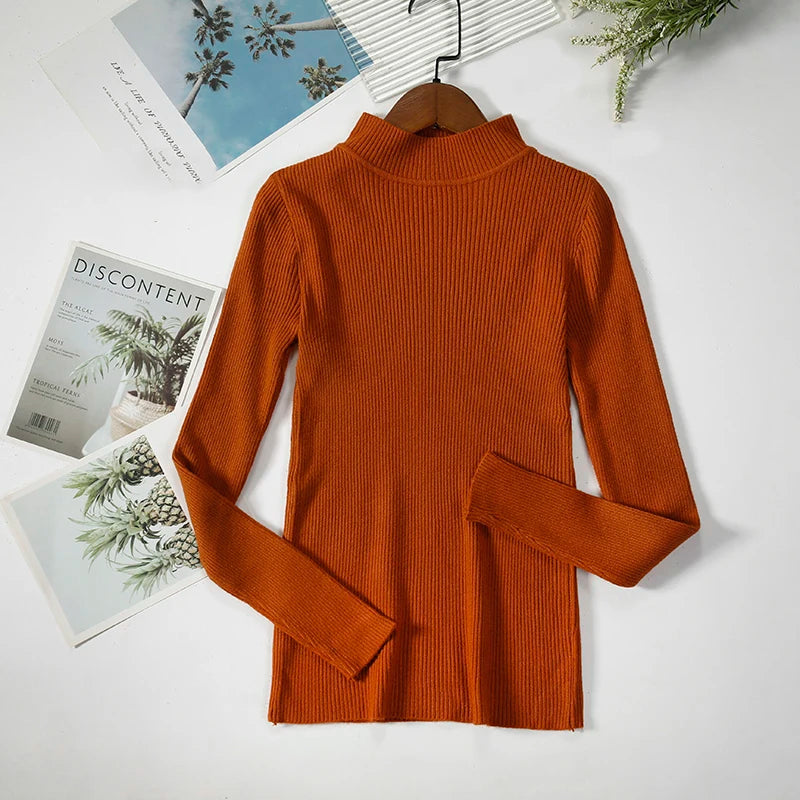 AOSSVIAO Slim Fit Turtleneck Autumn/Winter Sweater