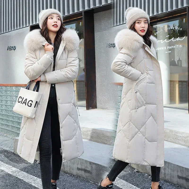 Aurora Luxe Long Winter Parka for Women