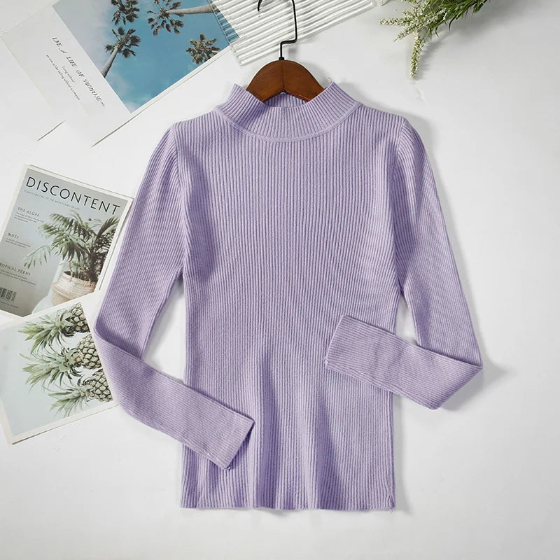 AOSSVIAO Slim Fit Turtleneck Autumn/Winter Sweater