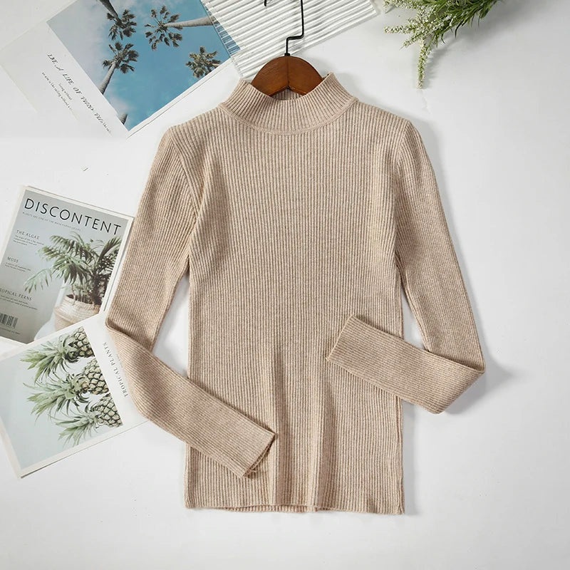AOSSVIAO Slim Fit Turtleneck Autumn/Winter Sweater