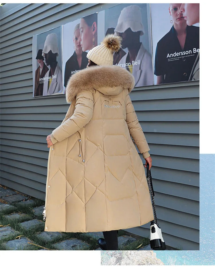 Aurora Luxe Long Winter Parka for Women