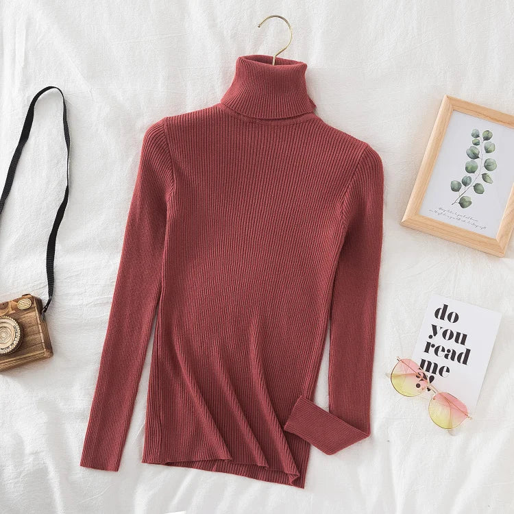 AOSSVIAO Slim Fit Turtleneck Autumn/Winter Sweater