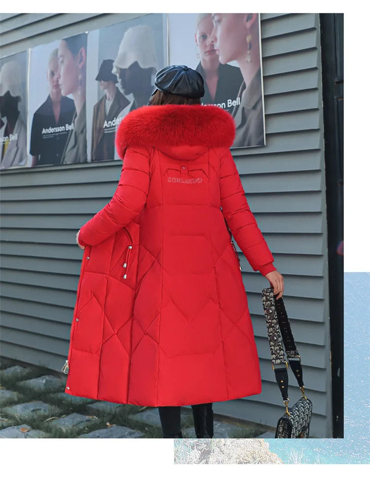 Aurora Luxe Long Winter Parka for Women