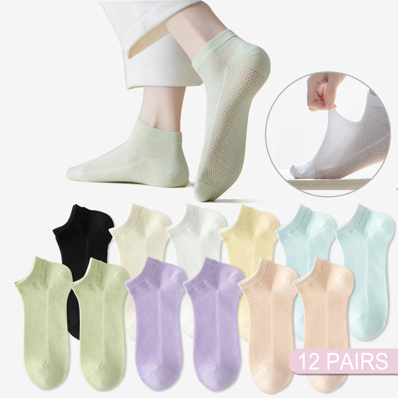 Thin Cotton Summer Socks