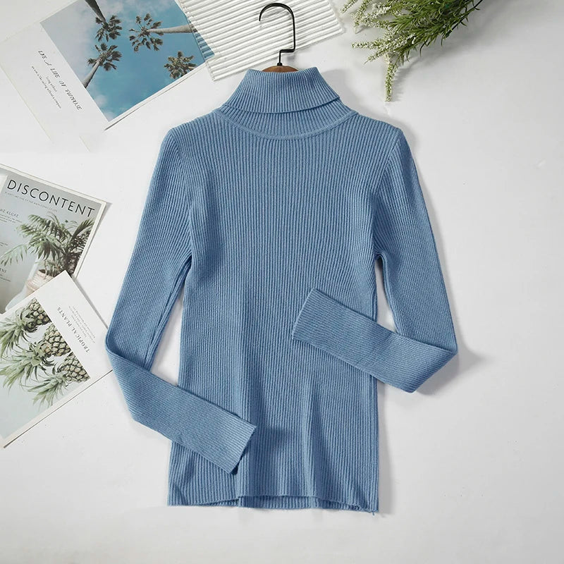 AOSSVIAO Slim Fit Turtleneck Autumn/Winter Sweater
