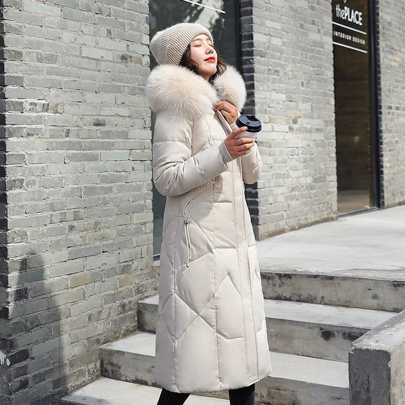Aurora Luxe Long Winter Parka for Women