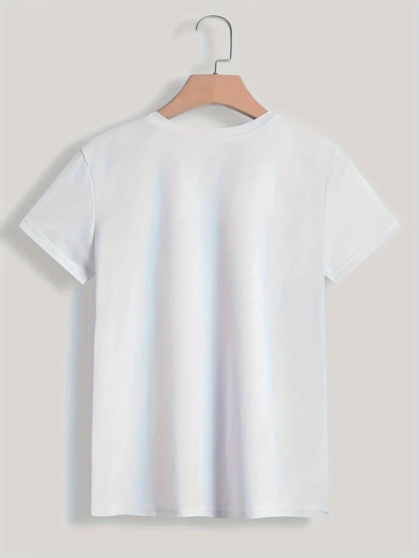 DAYUHU Women's Casual Letter Print Tee – Short Sleeve Summer Top