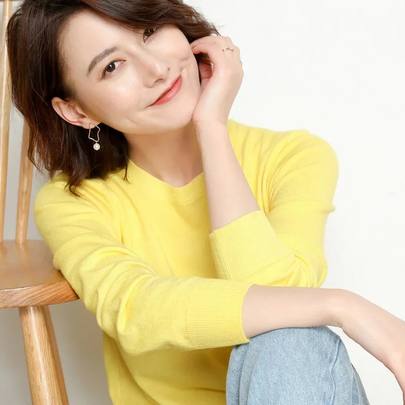 Women’s Casual Knit Pullover Sweater