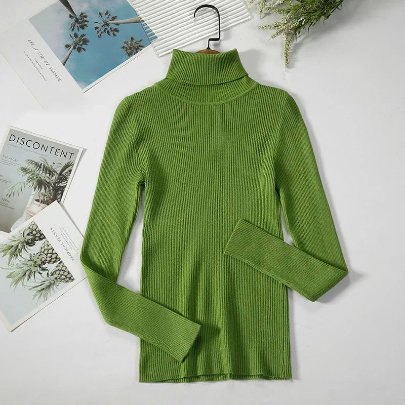 AOSSVIAO Slim Fit Turtleneck Autumn/Winter Sweater