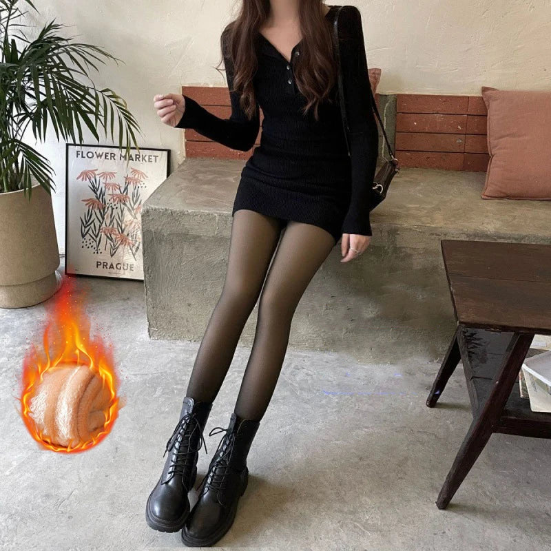COZOK High-Rise Thick Fleece-Lined Leggings