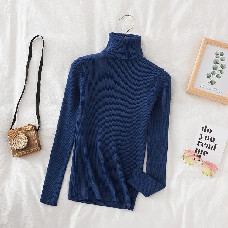 AOSSVIAO Slim Fit Turtleneck Autumn/Winter Sweater
