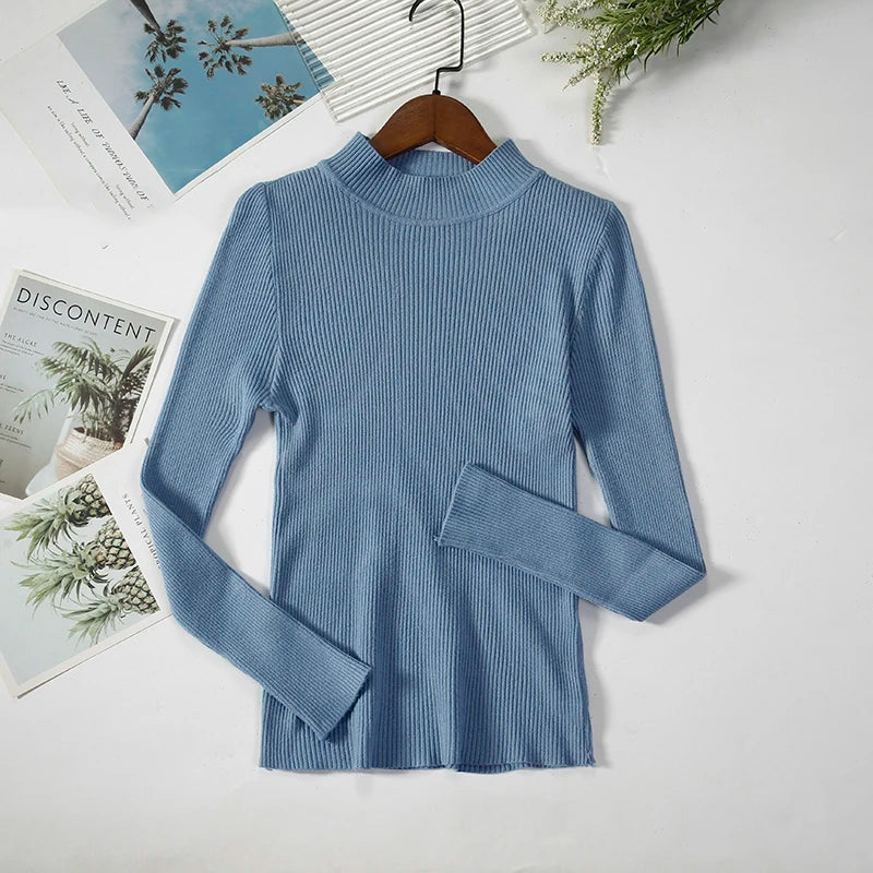 AOSSVIAO Slim Fit Turtleneck Autumn/Winter Sweater